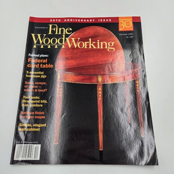 Tauton’s Fine Woodworking Magazine Lot February June August October December 200 - Picture 10 of 11